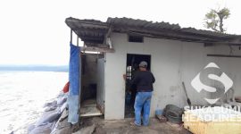 Kondisi rumah warga Babakananyar, Palabuhanratu. l sukabumiheadlines.com
