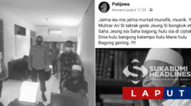 Pria inisal P diamankan jajaran Kepolisian Polsek Cikembar. l Istimewa
