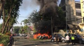 Bom bunuh diri di Surabaya. l Istimewa