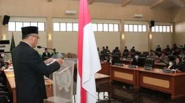 Rapat Paripurna DPRD Kabupaten Sukabumi. l Istimewa
