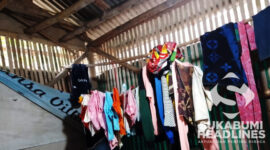 Bagian dalam gubuk milik Asep Saprudin. l Istimewa