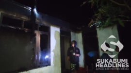 Rumah terbakar di Cikidang. l Istimewa