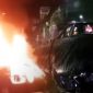 Mobil terbakar. l Istimewa