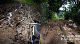 Jalan Rusak Tegalbuleud, Sukabumi. l Istimewa