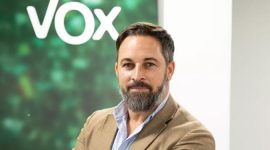 Pemimpin Partai Vox Spanyol Santiago Abascal. l Istimewa
