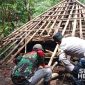 Rumah roboh di Jampang Tengah. l Istimewa