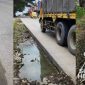 Bahu jalan menganga di jalur Sukabumi-Cianjur. l Istimewa
