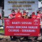 Inti peduli bencana banjir bandang Cicurug. l Istimewa