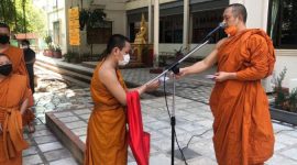 Biksu Phra Kru Phanom Prechakon. l Facebook Phra Kru Phanom Prechakon