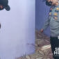 Darah berceceran di dinding rumah. l Istimewa
