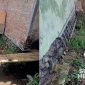 Saluran irigasi rusak. l Abdul Fikri
