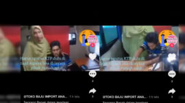 Amiluddin saat melakukan perekaman e-KTP. l Istimewa