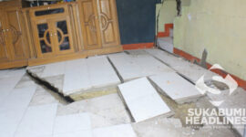 Rumah rusak di Palabuhanratu. l Istimewa