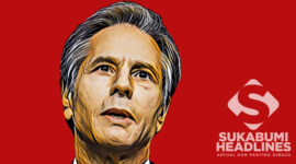 Menteri Luar Negeri AS Antony Blinken. l Ilustrasi: Fery Heryadi