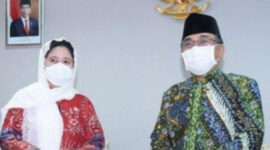 Puan Maharani dan Ketua Umum PBNU Yahya Cholil Staquf. l Istimewa