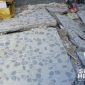 Lantai rusak akibat bencana tanah bergerak di Palabuhanratu. l Istimewa