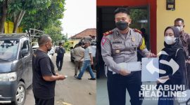 Siti Maulida dan Agus di Mapolres Sukabumi. l Istimewa