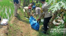 Penemuan mayat di Cikakak. l Istimewa