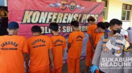 Puluhan tersangka diamankan polisi. l Istimewa