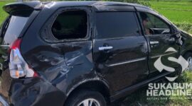 Mobil dinas mengalami kecelakaan. l Istimewa