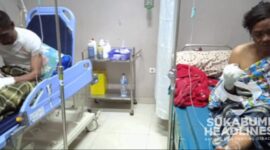 Pasutri mengalami luka bakar dirawat di rumah sakit. l Istimewa