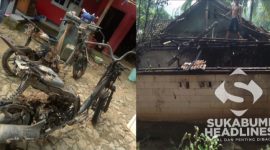 Rumah terbakar di Cikidang. l Istimewa