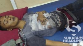 Salah seorang korban kebakaran di Bojonggenteng. l Istimewa