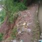 Saluran irigasi terancam jebol. l sukabumiheadlines.com