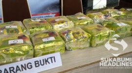 Barang bukti narkotika jenis sabu di Cicurug. l Istimewa