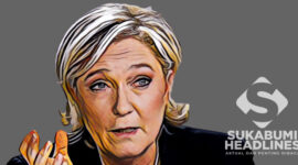 Marine Le Pen. l Ilustrasi: Fery Heryadi