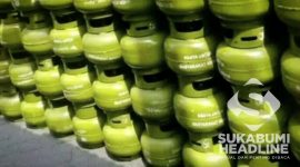 Tabung gas LPG 3 kilogram. l Fery Heryadi