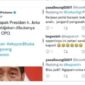 Cuitan Terima Kasih Kapolri ke Jokowi, Tapi Langsung Dihapus! Photo: Twitter@hipohan