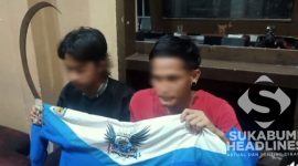 Dua pemuda bawa celurit di Sukabumi ditangkap polisi. l Istimewa