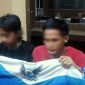 Dua pemuda bawa celurit di Sukabumi ditangkap polisi. l Istimewa