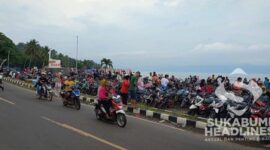 Suasana Pantai Karanghawu, Selasa (3/5/2022). l sukabumiheadlines.com