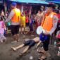 Warga Cidahu korban lakalaut di Pantai Citepus. l sukabumiheadlines.com