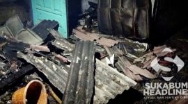 Kios BBM dan rumah terbakar di Simpenan. l Istimewa