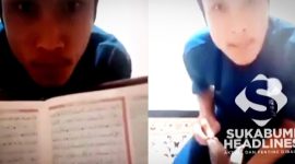 Tangkapan layar pria injak AlQuran di Sukabumi. l Istimewa