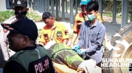 Warga Depok tenggelam di Pantai Cibuaya. l Istimewa