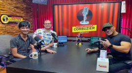 Deddy Corbuzier mengundang pasangan LGBT Ragil Mahardika dan Frederik Vollert. l Istimewa