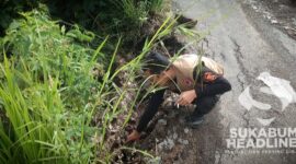 Tebing longsor di Caringin. l Istimewa