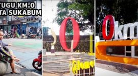 Tugu 0 KM Kota Sukabumi. l Facebook: Adel Sudrajat