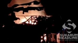 Tiga rumah terbakar di Bantargadung. l Istimewa