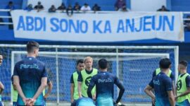 Suasana latihan perdana Persib Bandung. l Istimewa