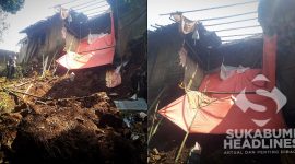 Tebing longsor di Caringin, Sukabumi. l Istimewa
