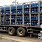 Truk pengangkut AMDK AQUA. l Istimewa