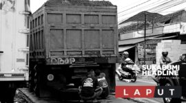 Truk over tonage atau over dimension over load (ODOL) kerap melanggar Perda Kabupaten Sukabumi. l Istimewa