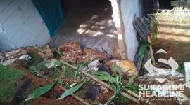 Dinding rumah warga Cikidang ambruk. l Istimewa