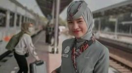 Pramugari PT KAI. l Istimewa