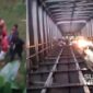 Pemotor Bawa Balita Jatuh ke Sungai Cimandiri. l Istimewa